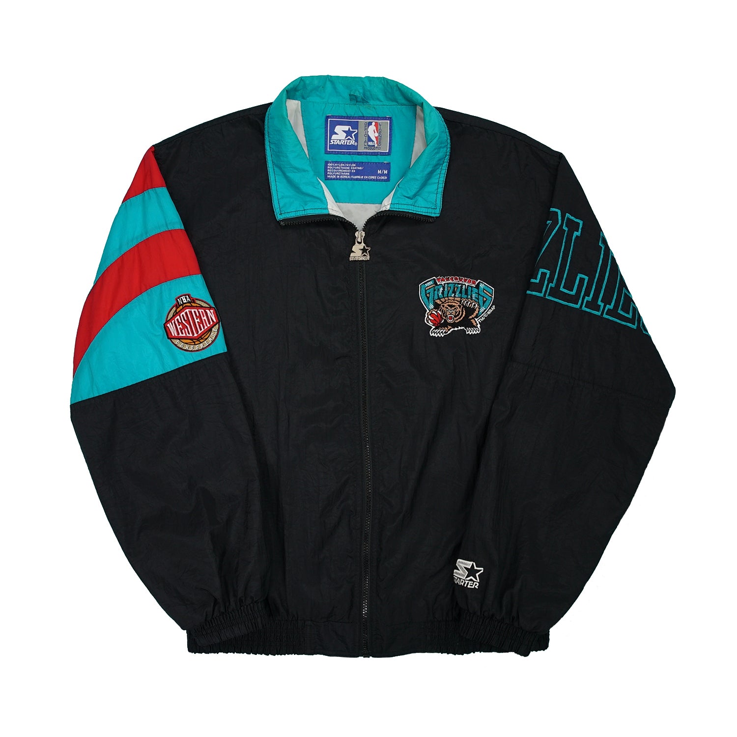 1994 Vancouver Grizzlies Inaugural Starter windbreaker