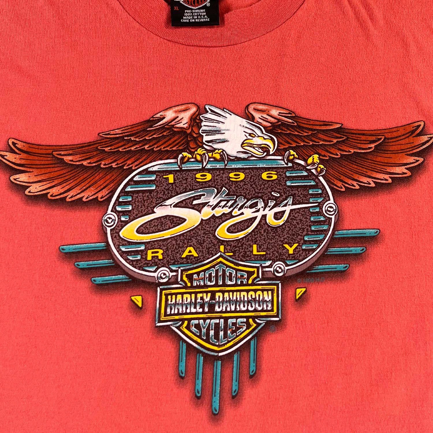 1996 Harley Davidson South Dakota Sturgis Rally tee L/XL