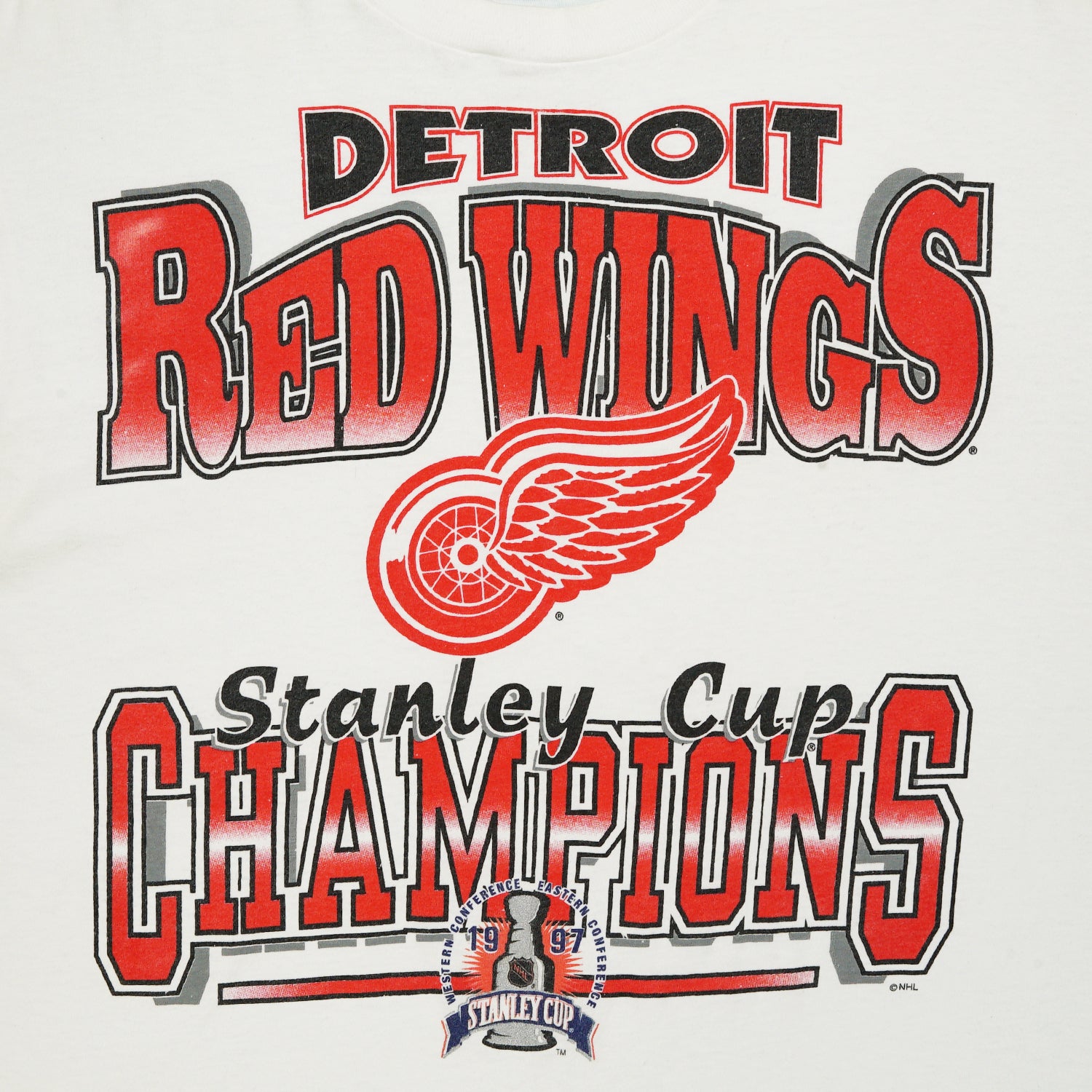 '90s Detroit Red Wings Stanley Cup Champions tee L/XL