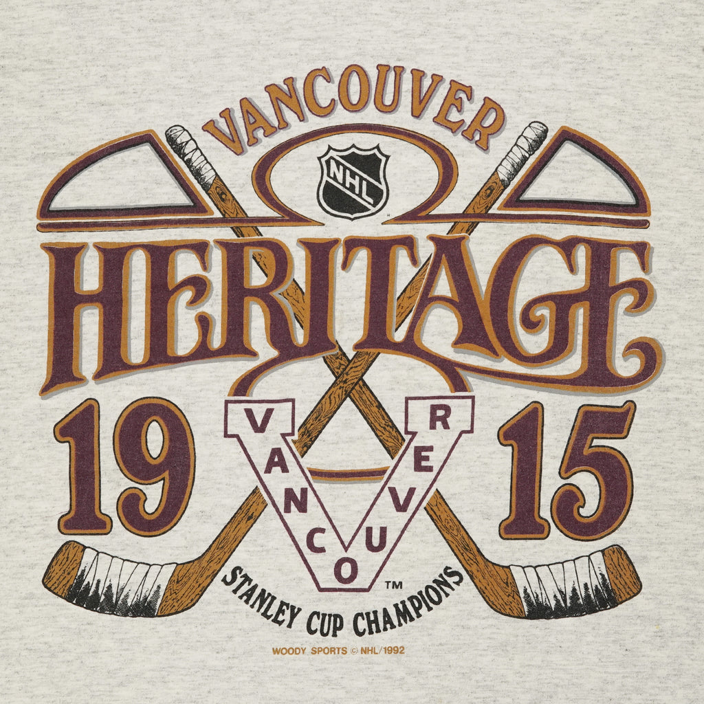 1992 Vancouver Millionaires 1915 Heritage tee L/XL