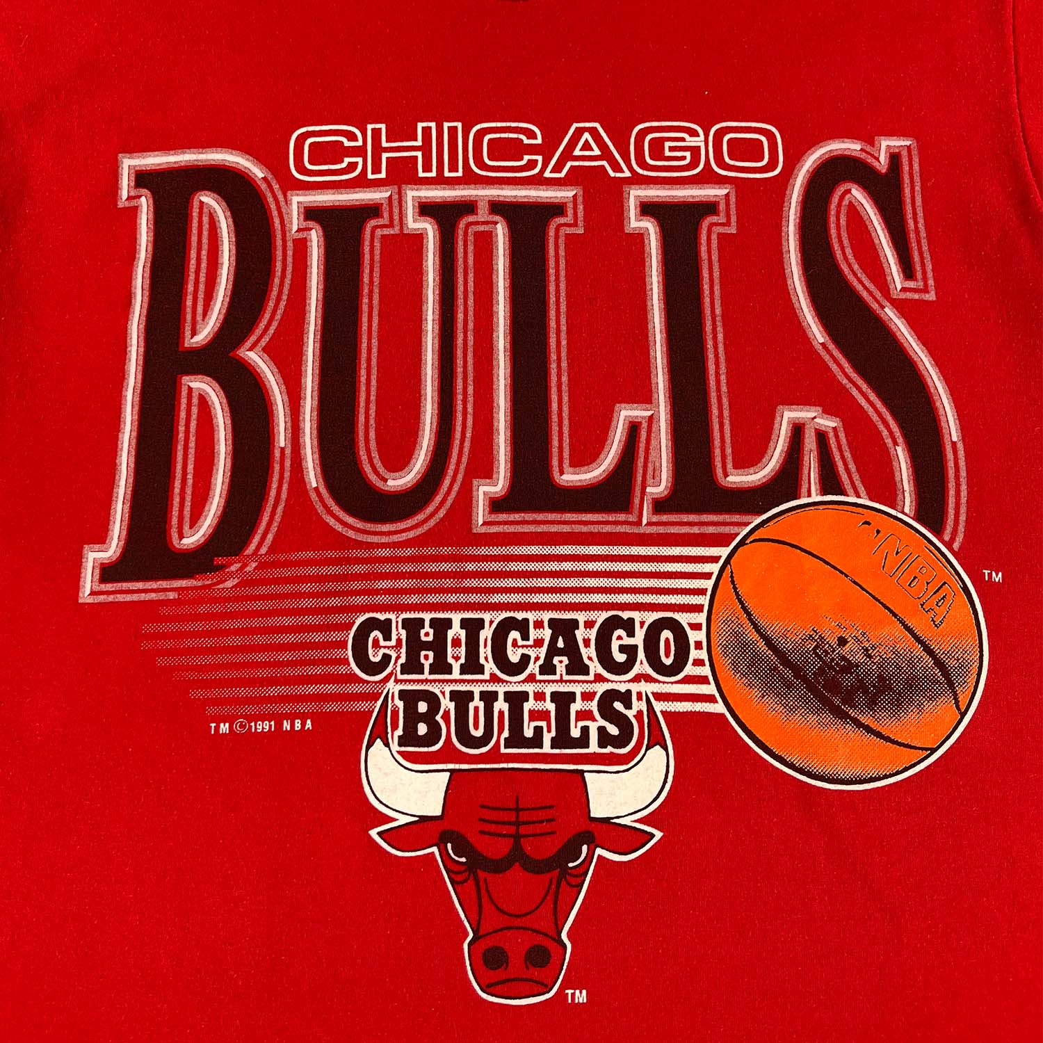 1991 Chicago Bulls tee M/L