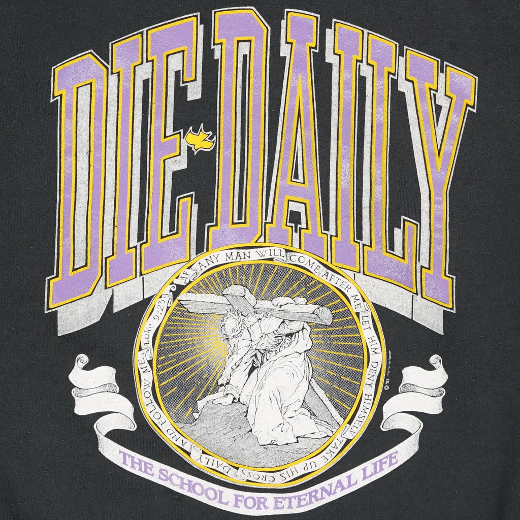 '90s Die Daily vintage Jesus crewneck XL