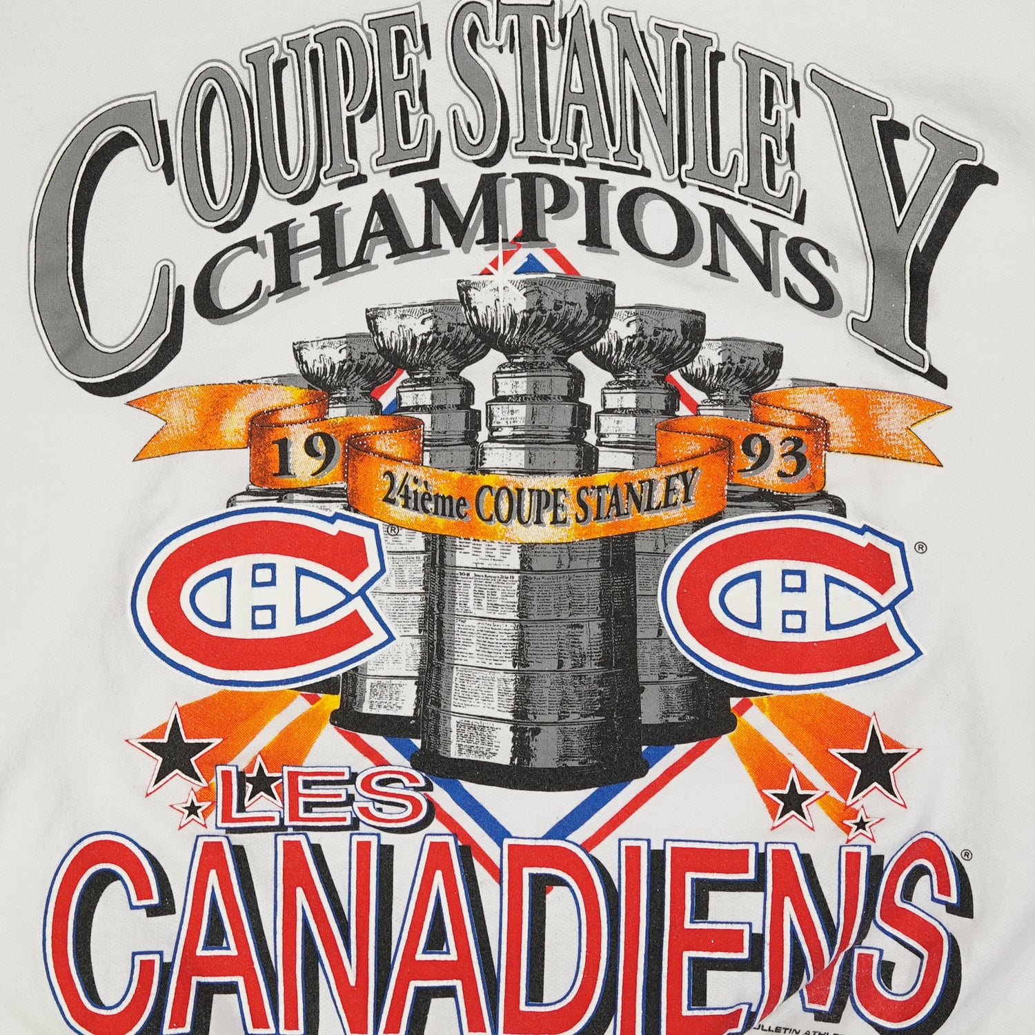 1993 Montreal Canadiens Coupe Stanley Champions crewneck XL