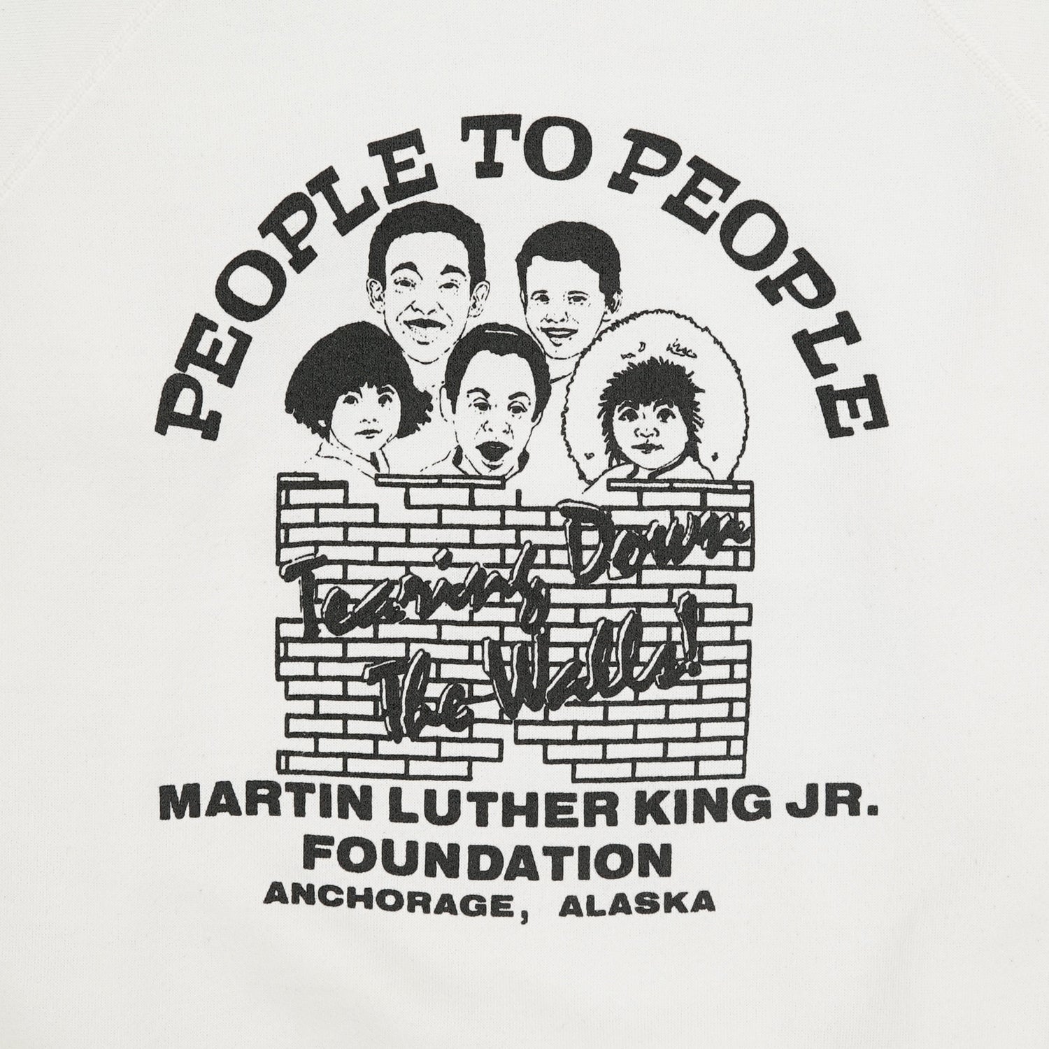 '90s People to People MLK Jr. Foundation crewneck