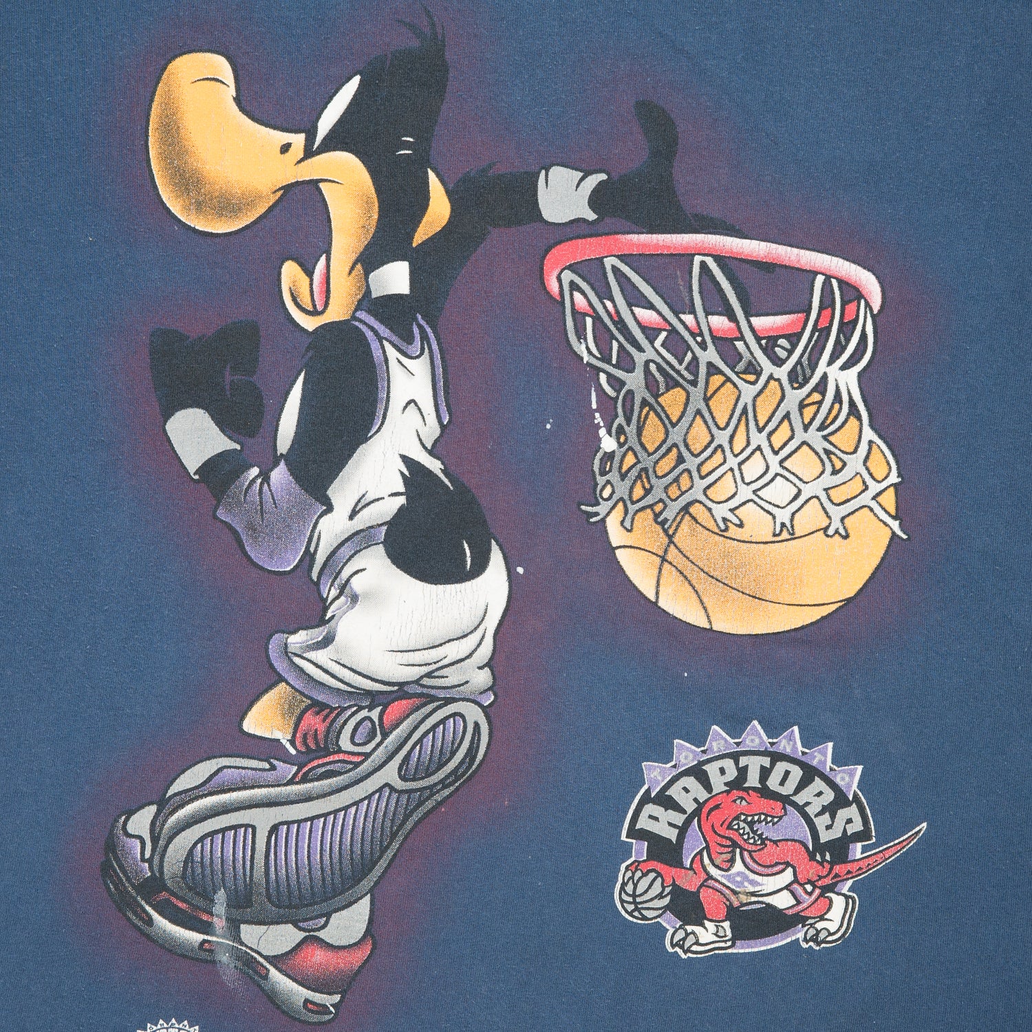1996 Toronto Raptors x Looney Tunes Daffy Duck XL