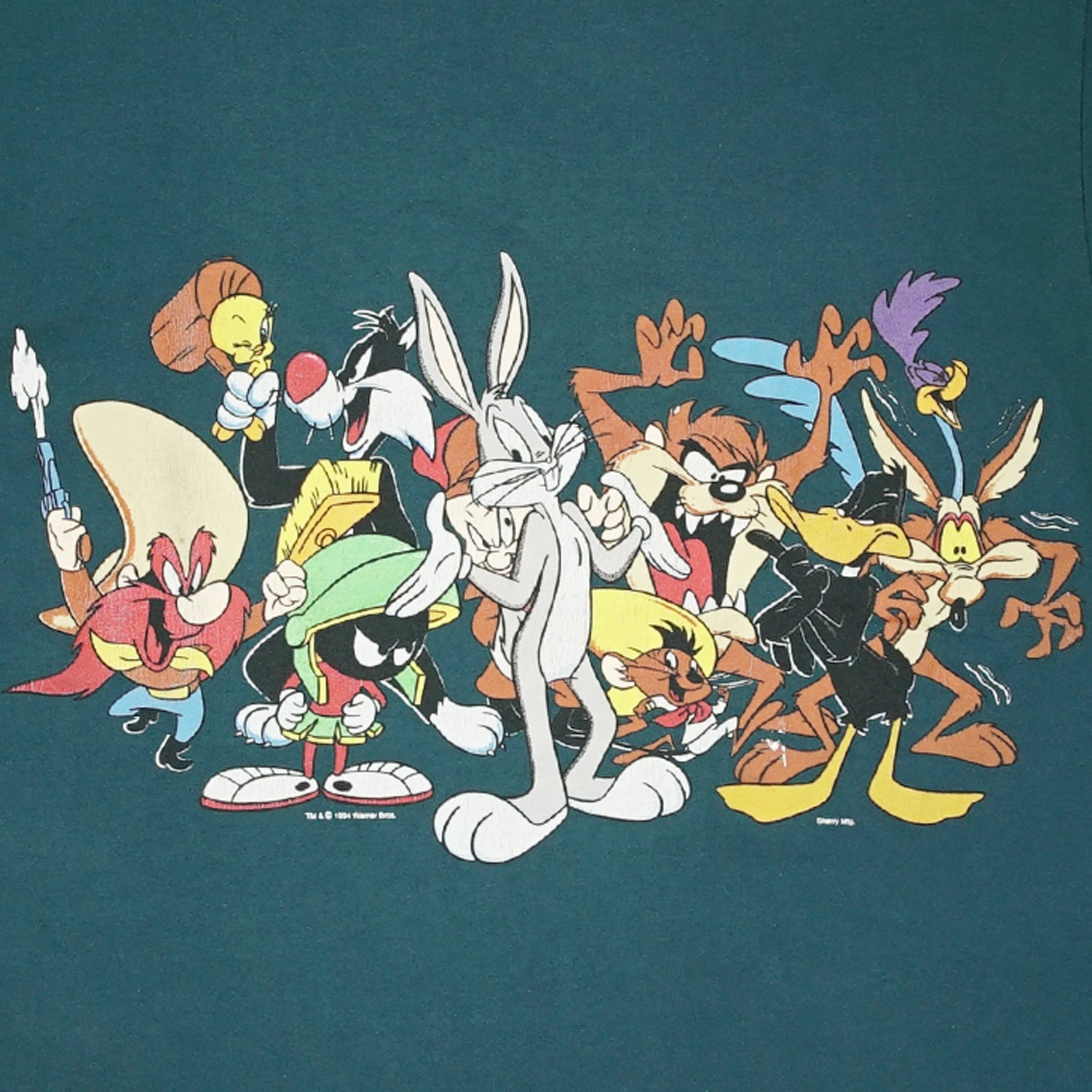 1994 Looney Tunes full cast tee XL
