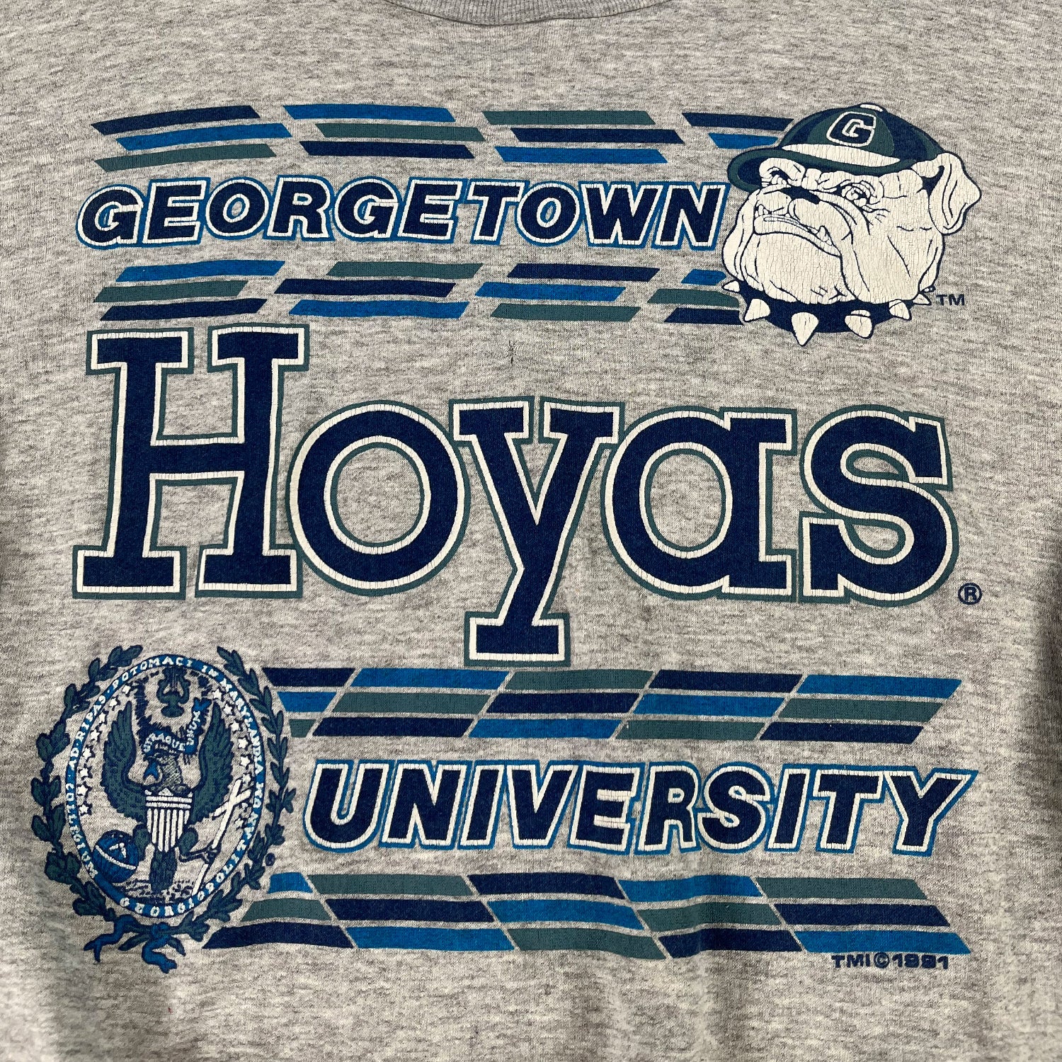1991 Georgetown Hoyas graphic crewneck XS/S