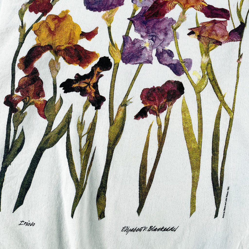 1997 watercolour flowers crewneck M/L