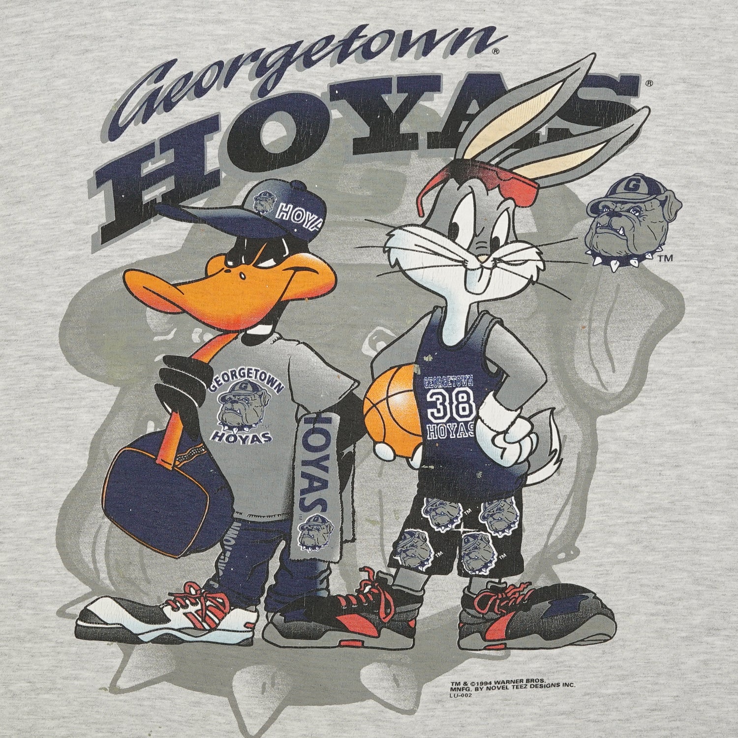 1994 Georgetown Hoyas Looney Tunes tee M/L