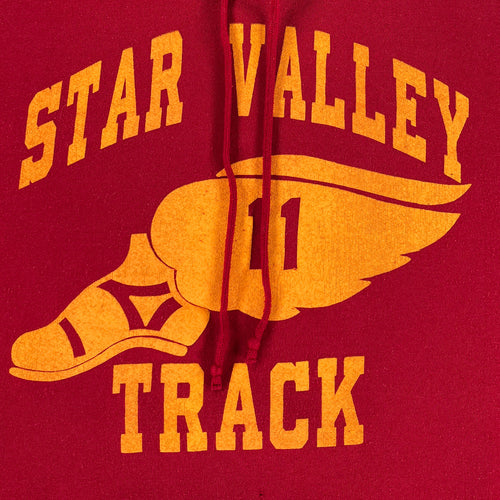 '90s Star Valley Track Russell Athletic hoodie L