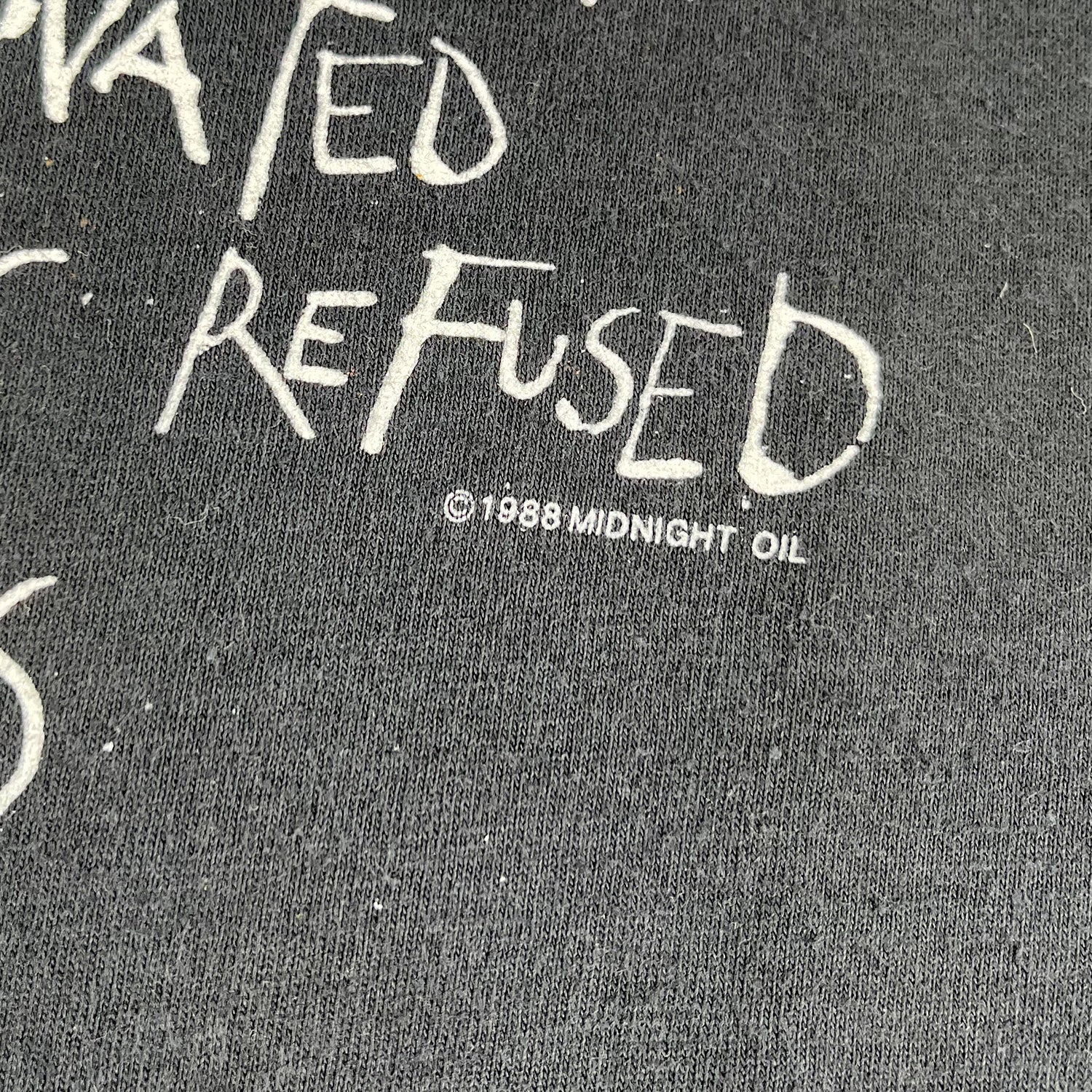1988 Midnight Oil band tee L
