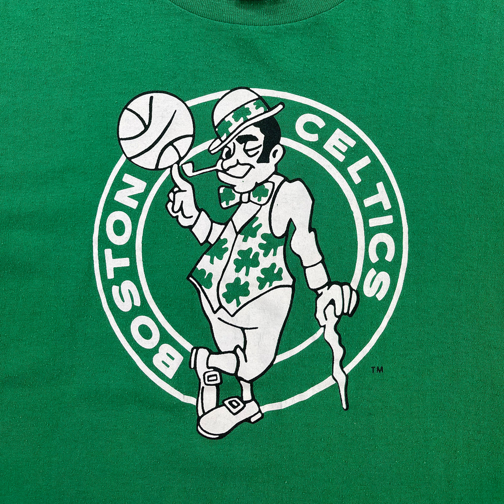 '90s Boston Celtics logo tee L