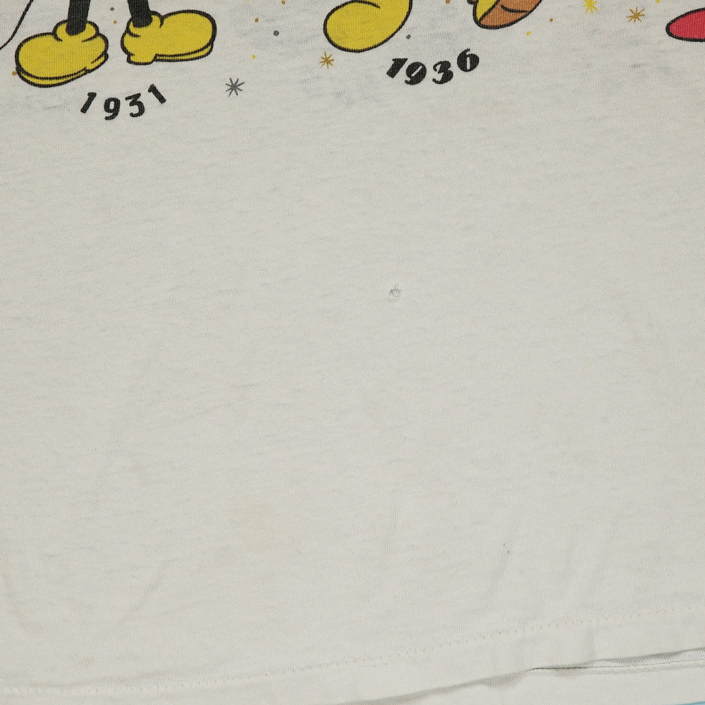 '90s Mickey Through the Years distressed tee XL