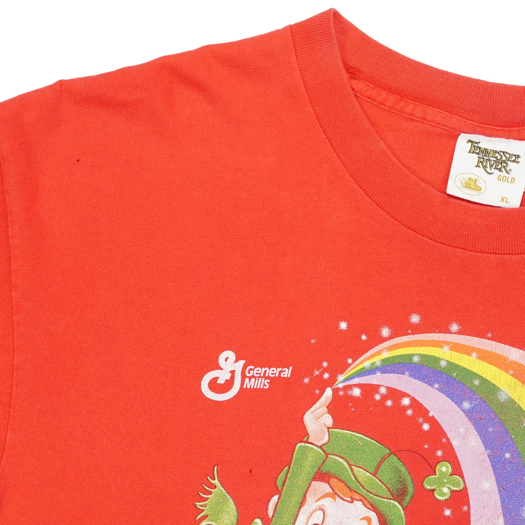 '90s Lucky Charms cereal snack tee XL