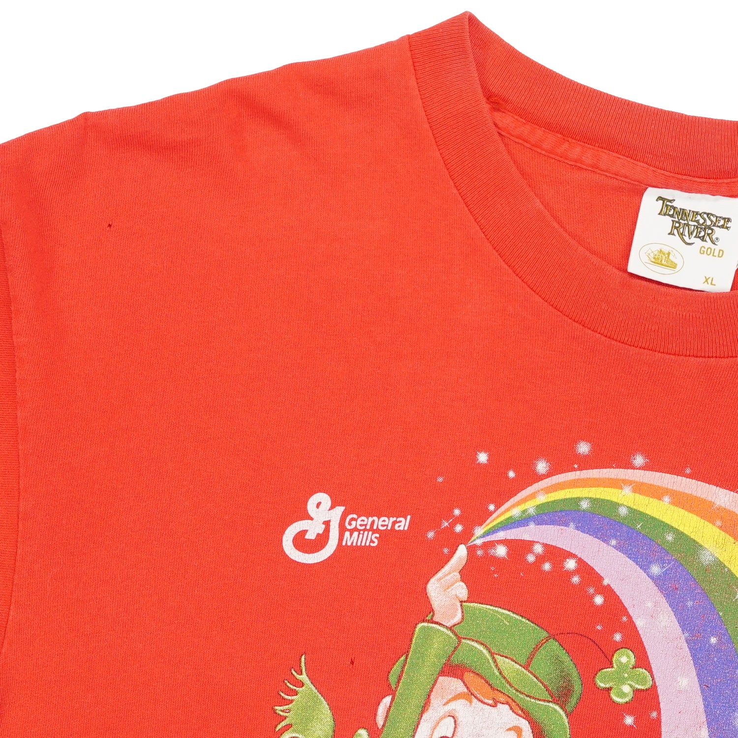 '90s Lucky Charms cereal snack tee XL