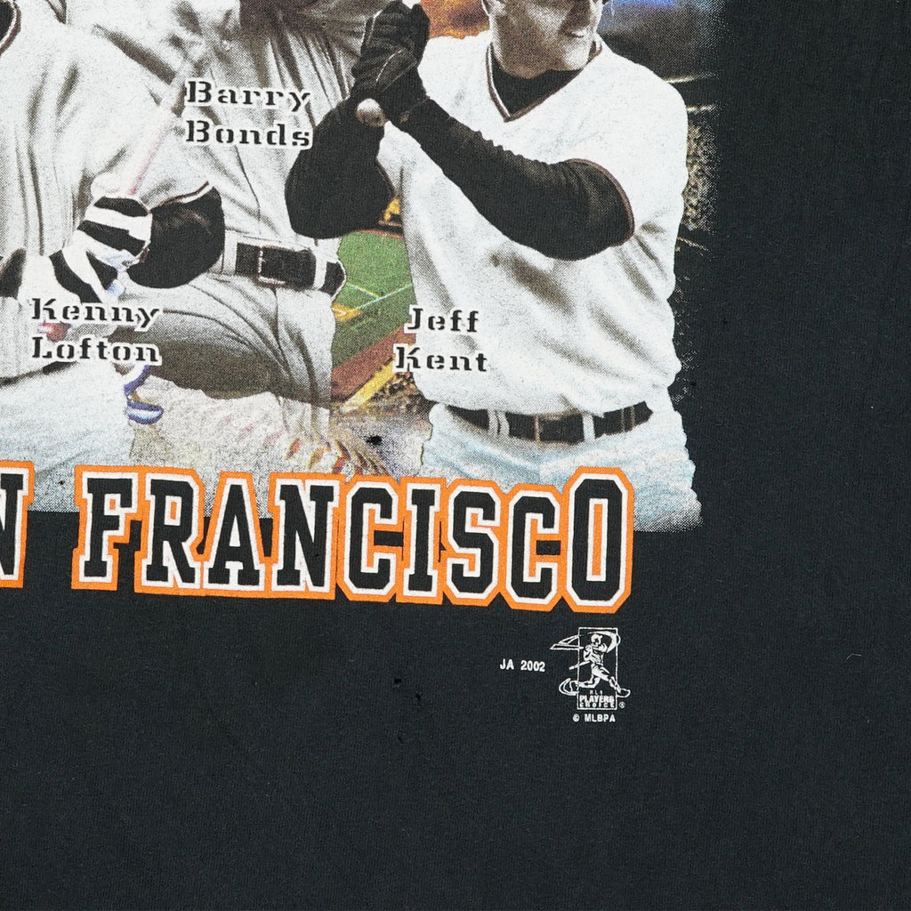 2002 SF Giants MLB Champions Barry Bonds tee XL