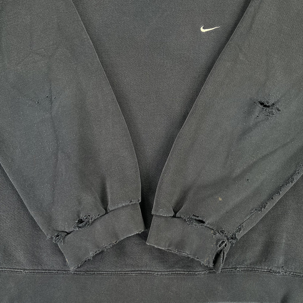 '90s Nike mini swoosh crewneck distressed XL