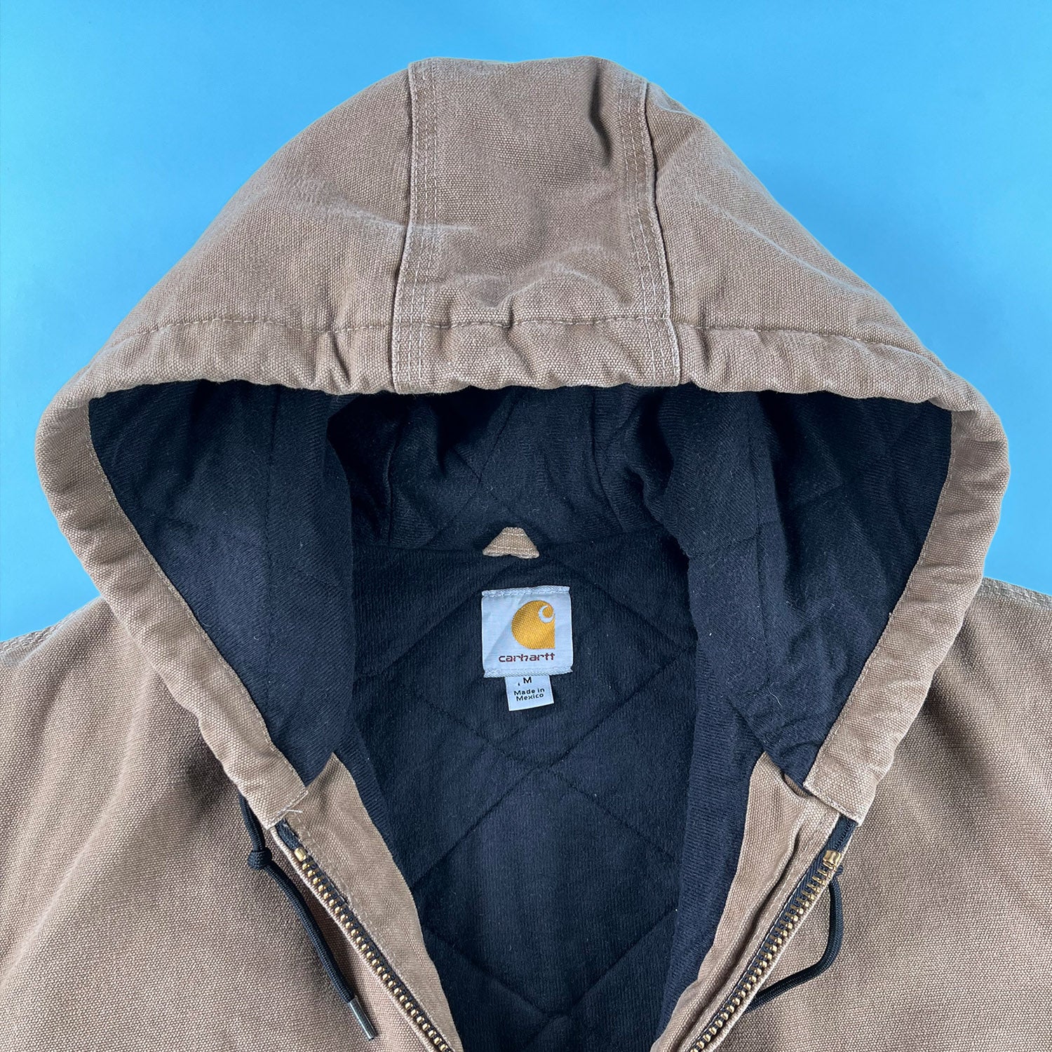 Carhartt full zip fleece-lined jacket M