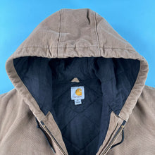 Load image into Gallery viewer, Carhartt full zip fleece-lined jacket M
