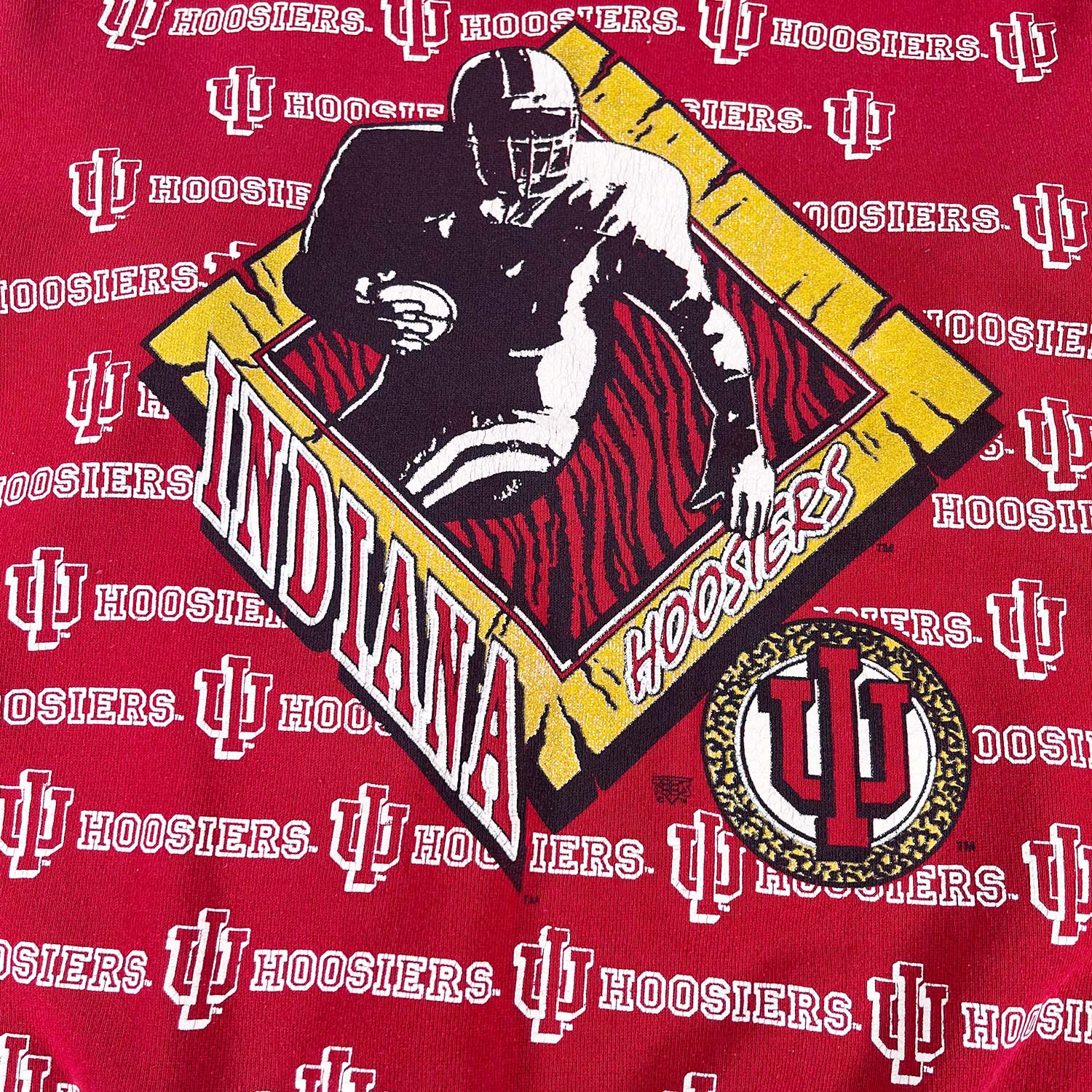 '90s Indiana Hoosiers football crewneck M