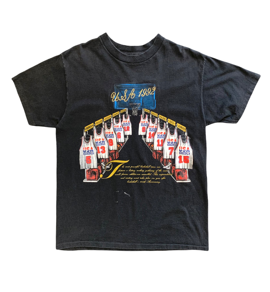 1992 USA Dream Team Nutmeg tee L