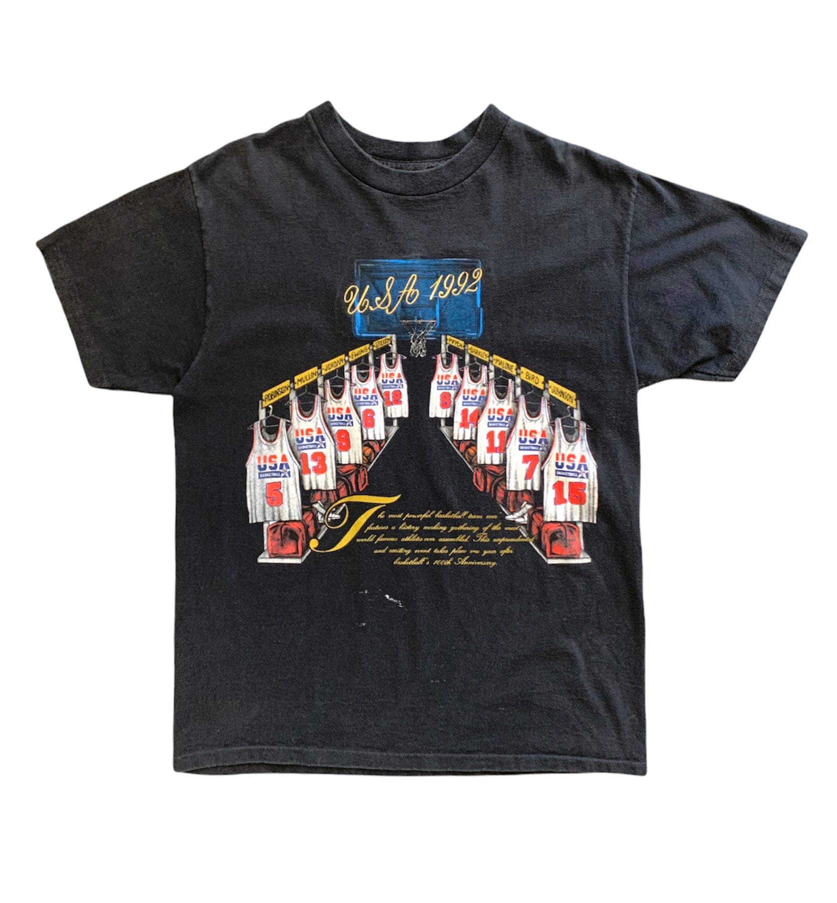 1992 USA Dream Team Nutmeg tee L