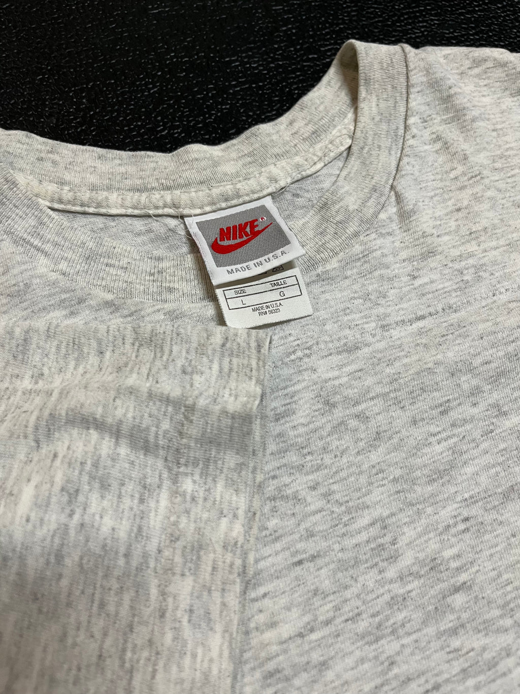 90s Nike big logo tee L