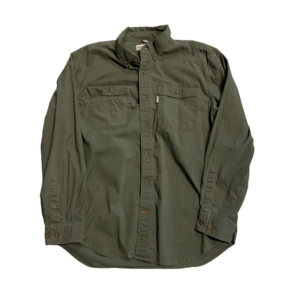 Olive Carhartt Overshirt L