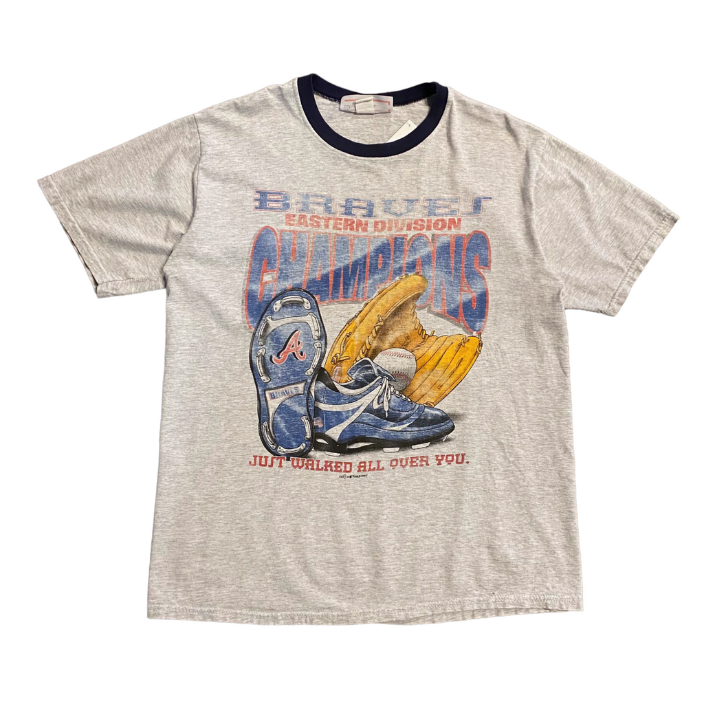 1997 Braves Ringer Tee M