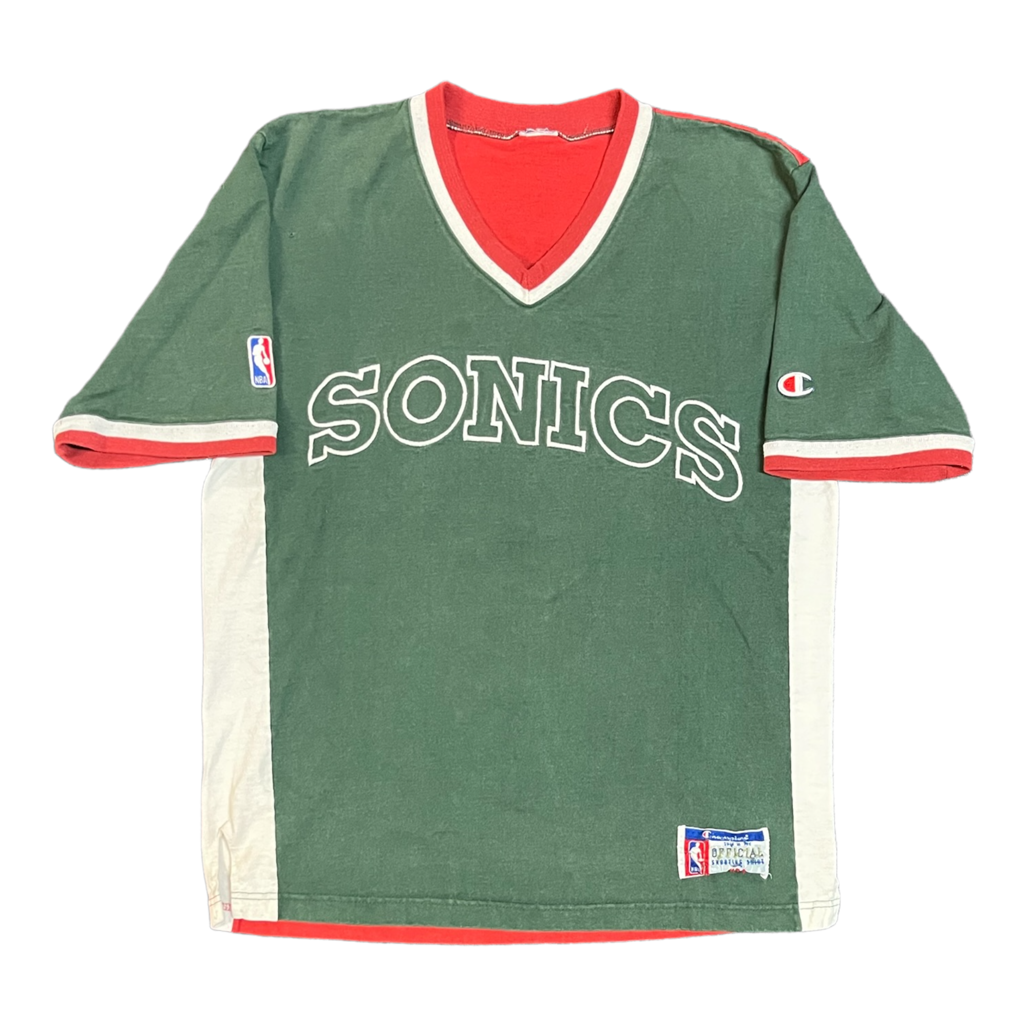 90s Seattle Sonics Champion shirt L