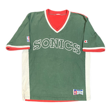Load image into Gallery viewer, 90s Seattle Sonics Champion shirt L
