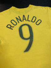 Load image into Gallery viewer, Vintage Nike Brazil #9 Ronaldo tee M

