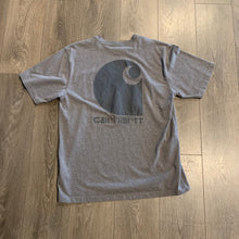 Load image into Gallery viewer, Grey Carhartt Pocket Tee L
