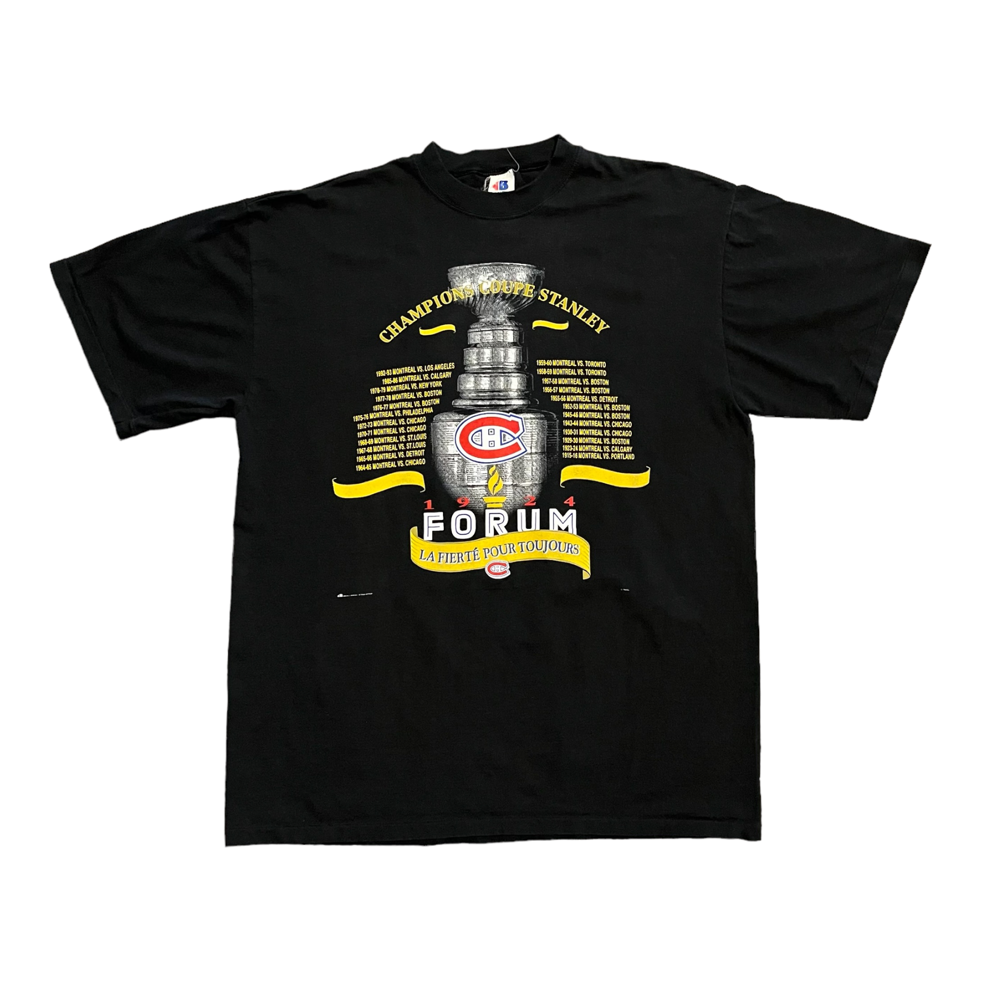 90s Montreal Canadiens Bulletin tee XL