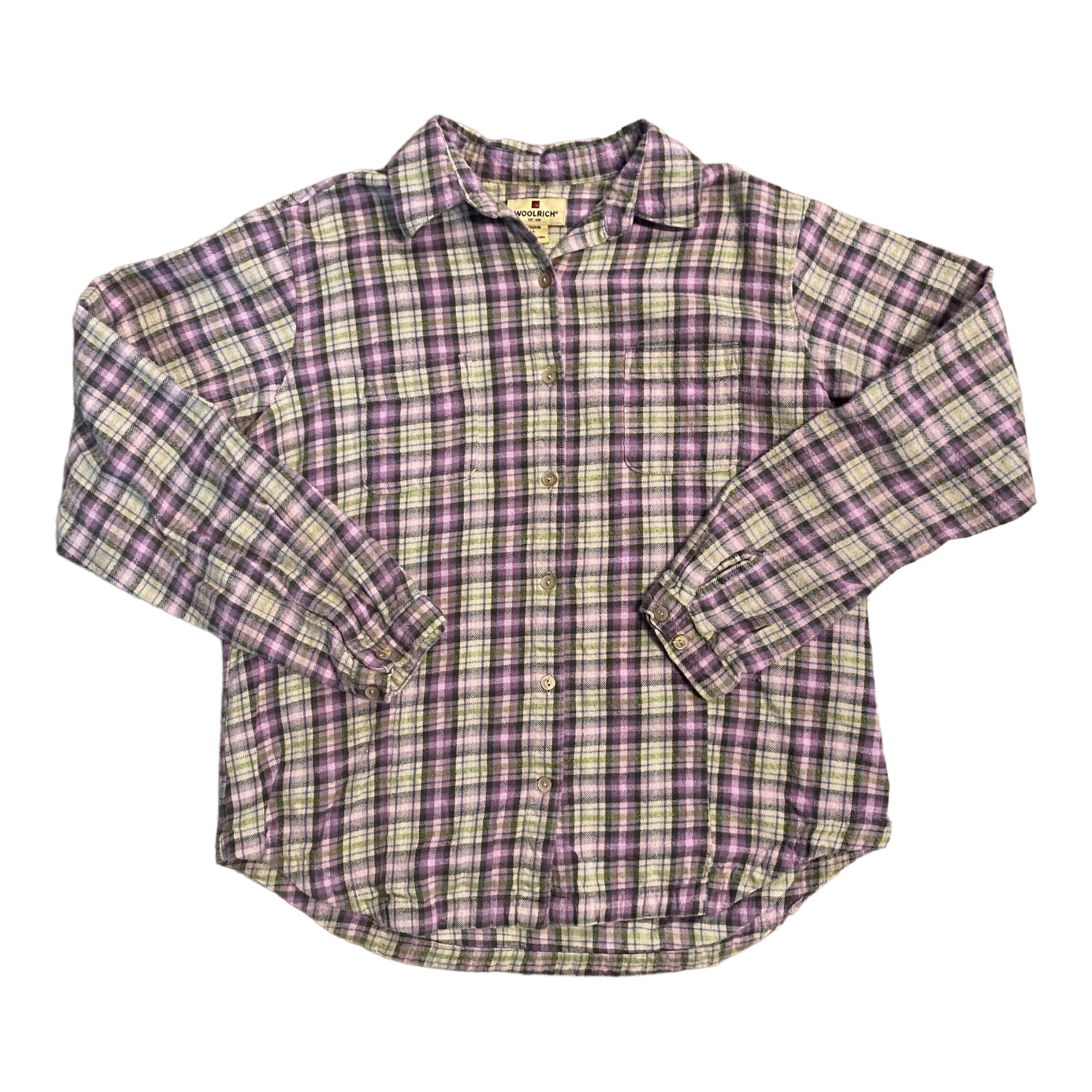 Woolrich Pink/Green Flannel L