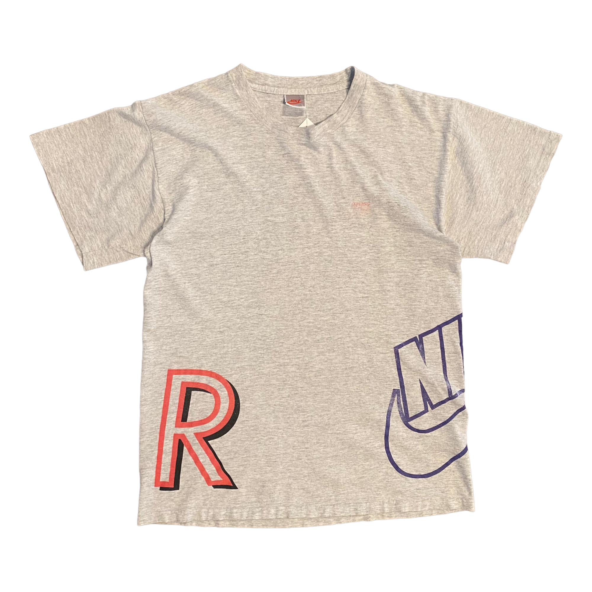 1990s Nike AIR Spellout Tee L