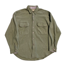 Load image into Gallery viewer, Olive Fleece Overshirt L
