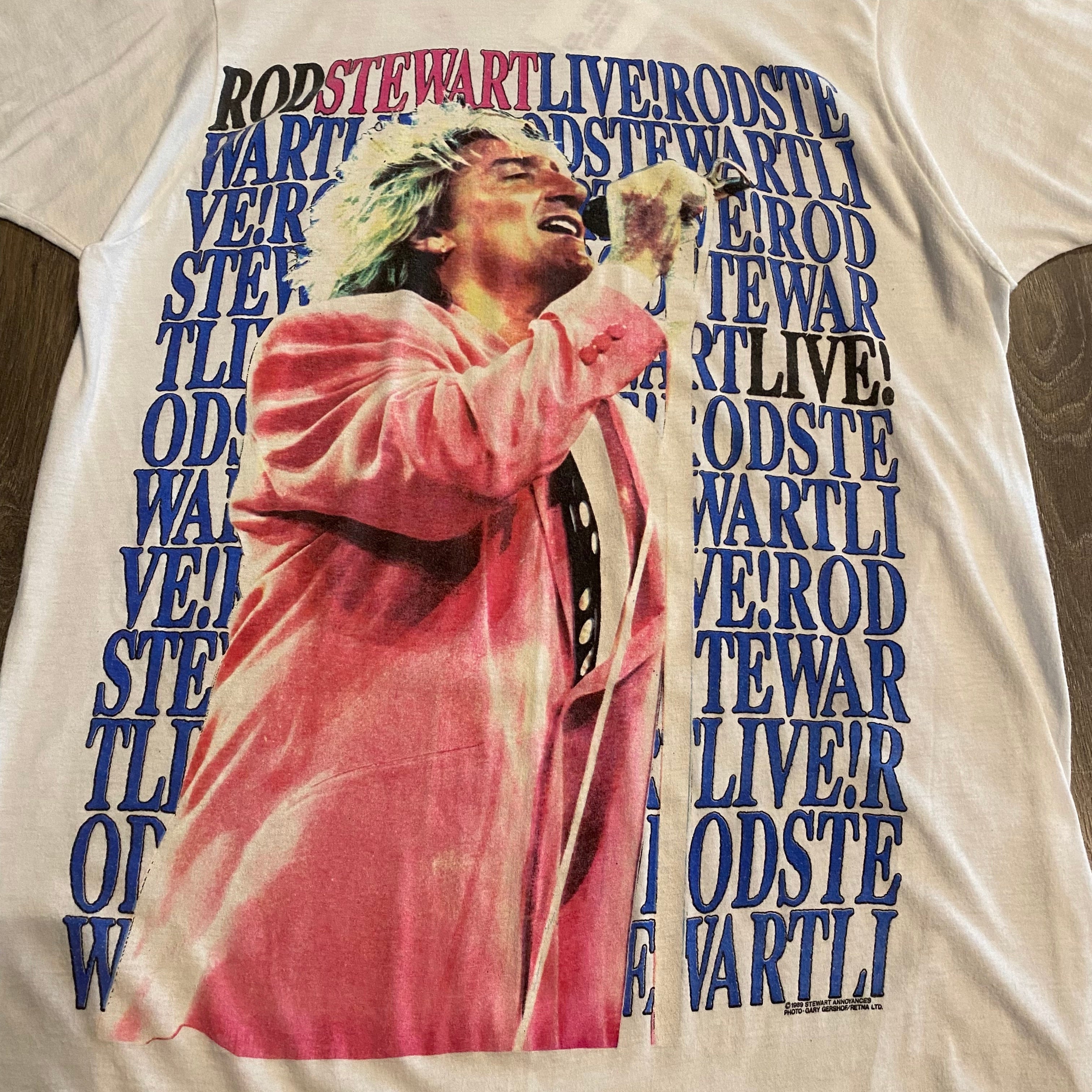 1989 Rod Stewart Tour Tee XL