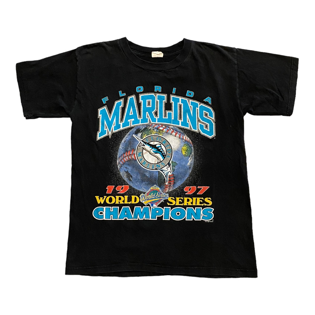 1997 Florida Marlins MLB World Series Champs tee L