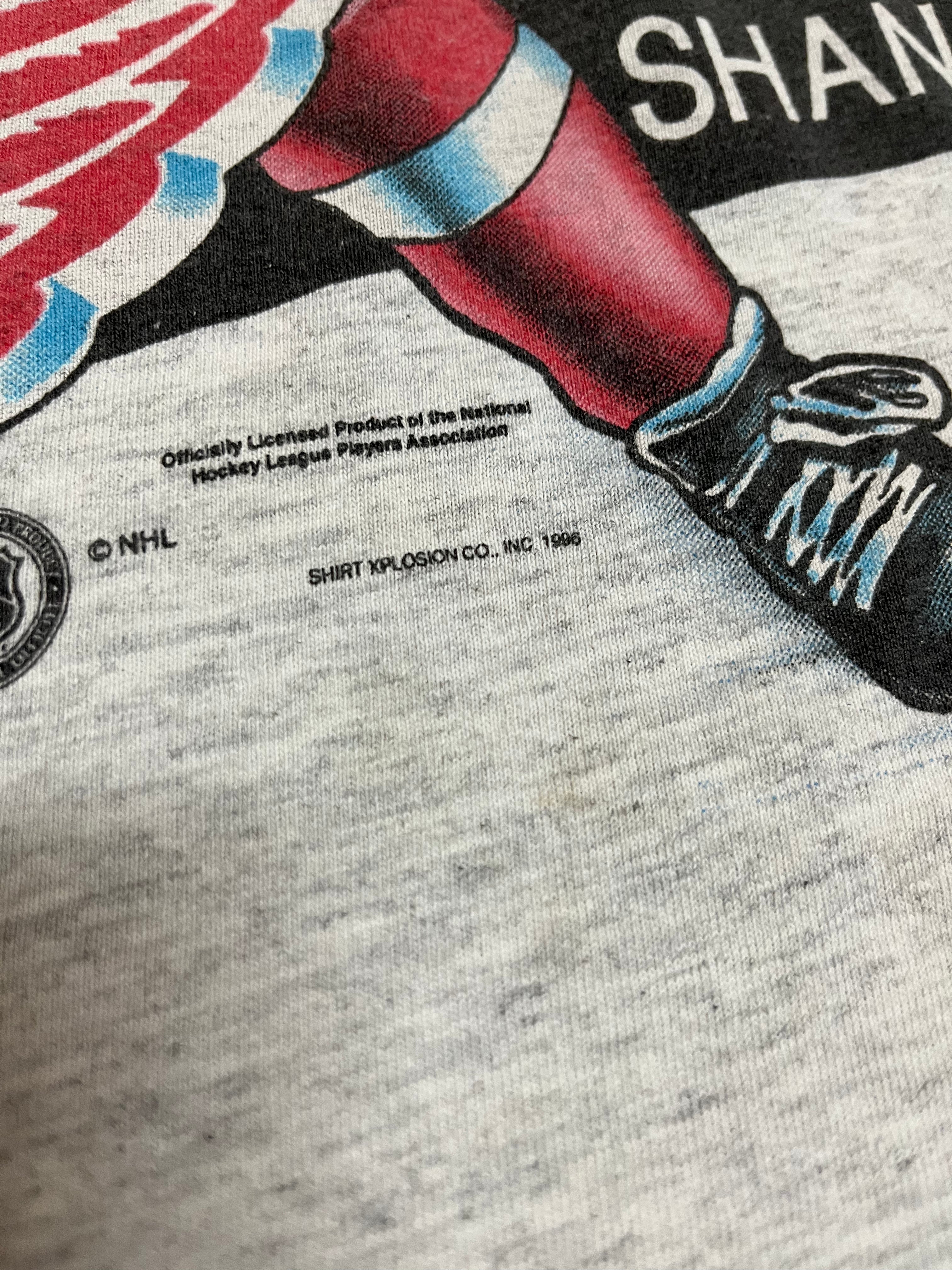 1996 Brendan Shanahan Red Wings tee M/L