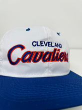 Load image into Gallery viewer, Vintage Cleveland Cavaliers twill script snapback

