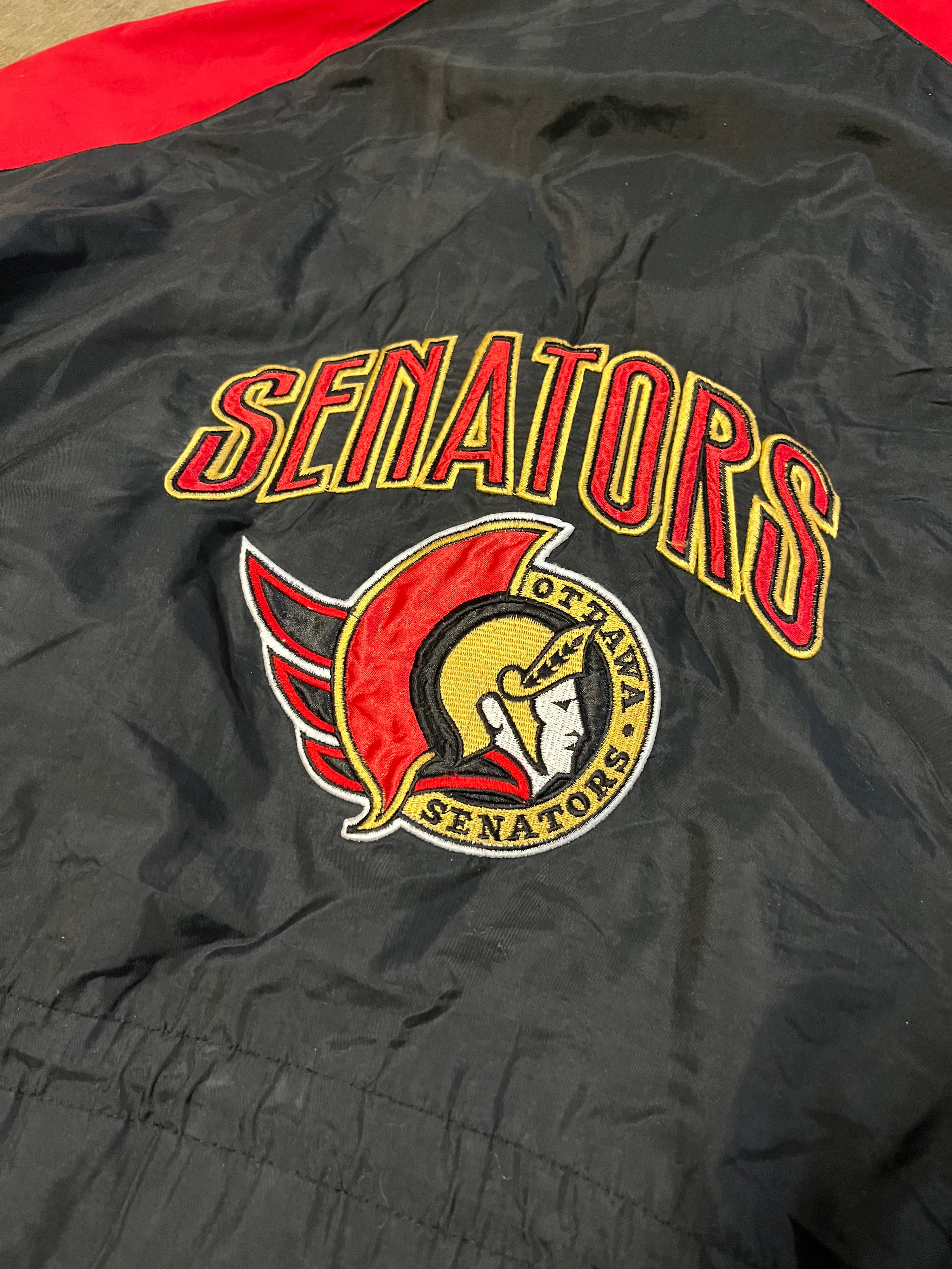 Vintage Ottawa Senators puffer parka jacket M/L