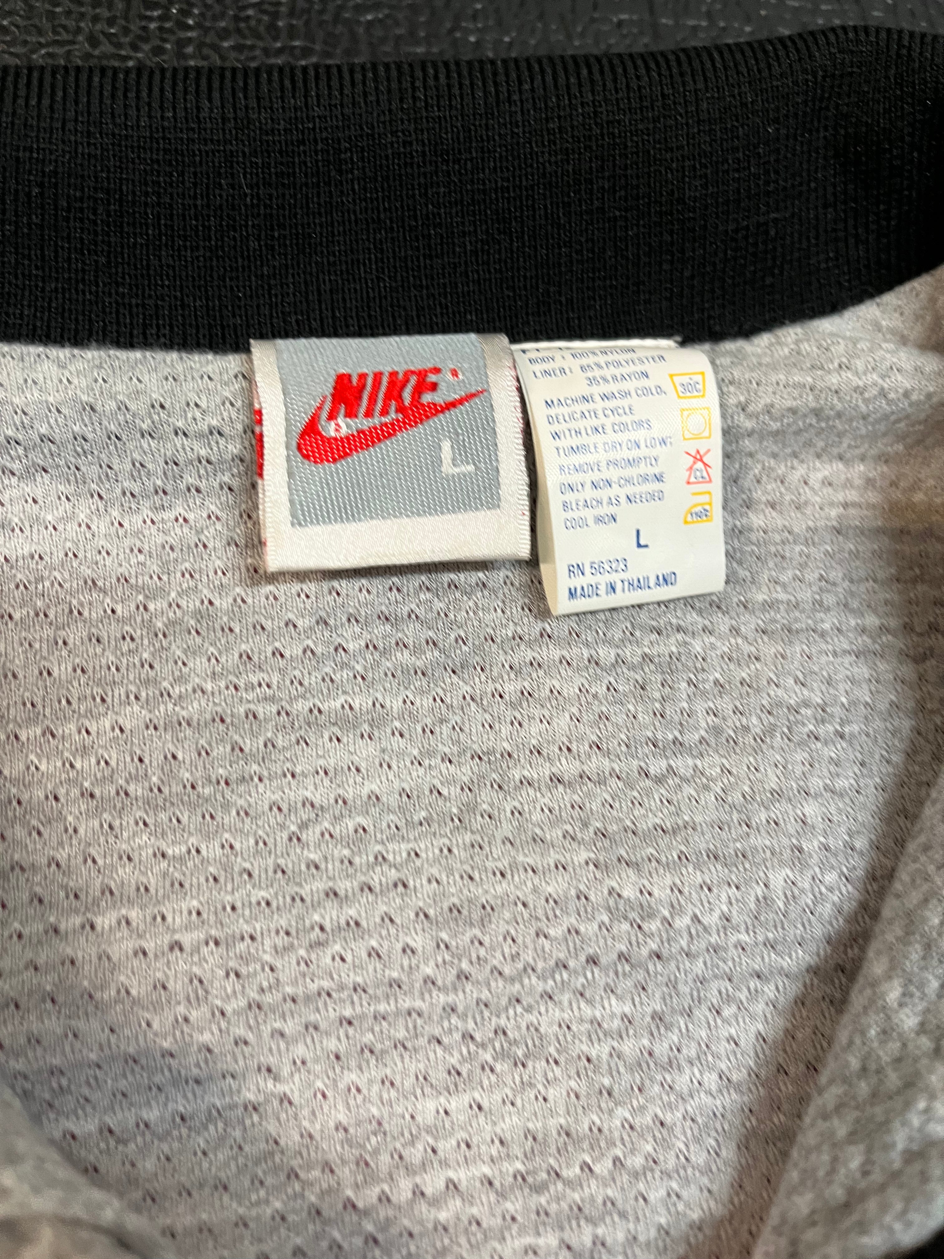 90s Nike big logo light jacket L