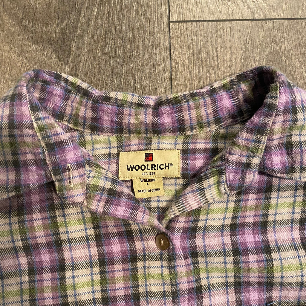 Woolrich Pink/Green Flannel L