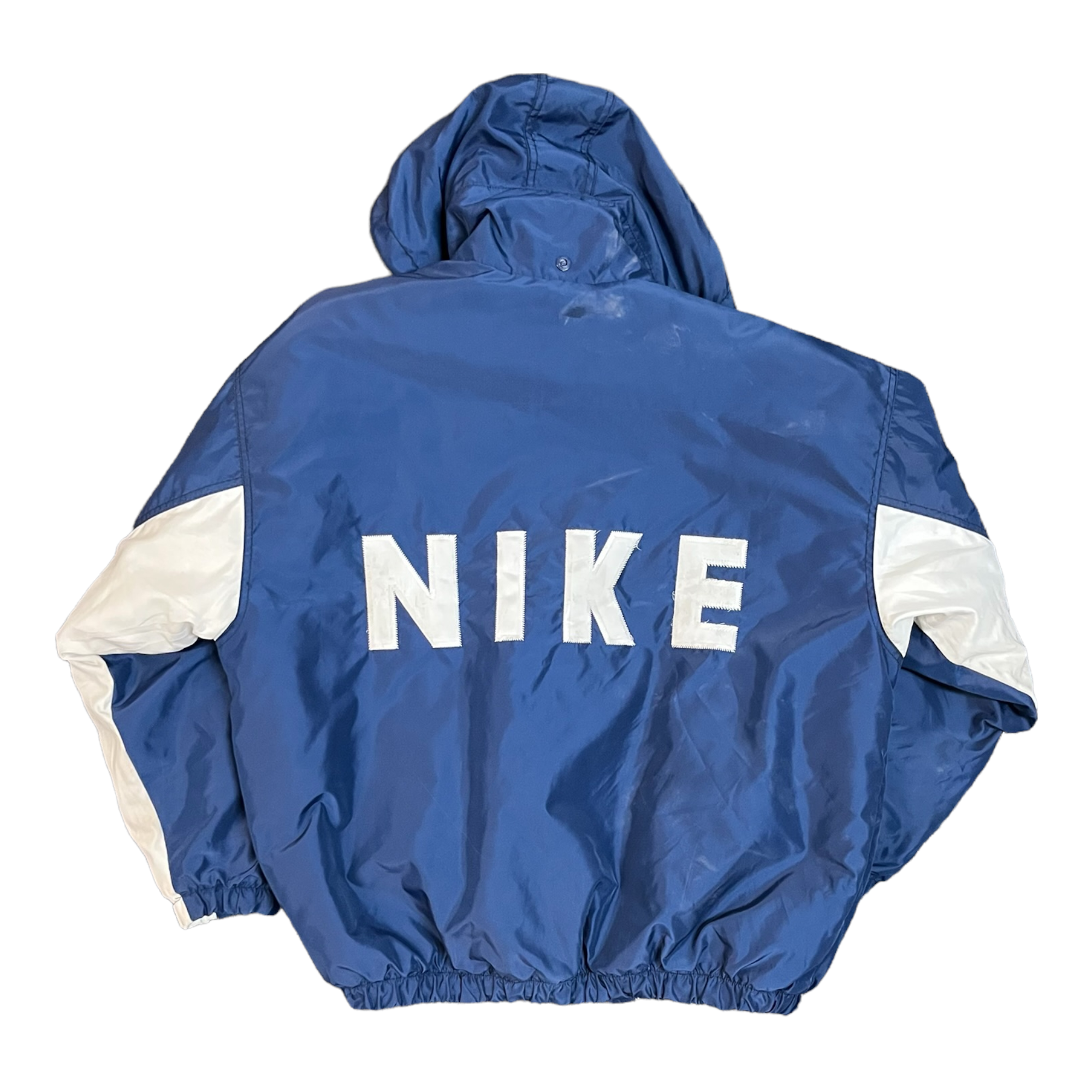 90s Nike spellout puffer jacket M