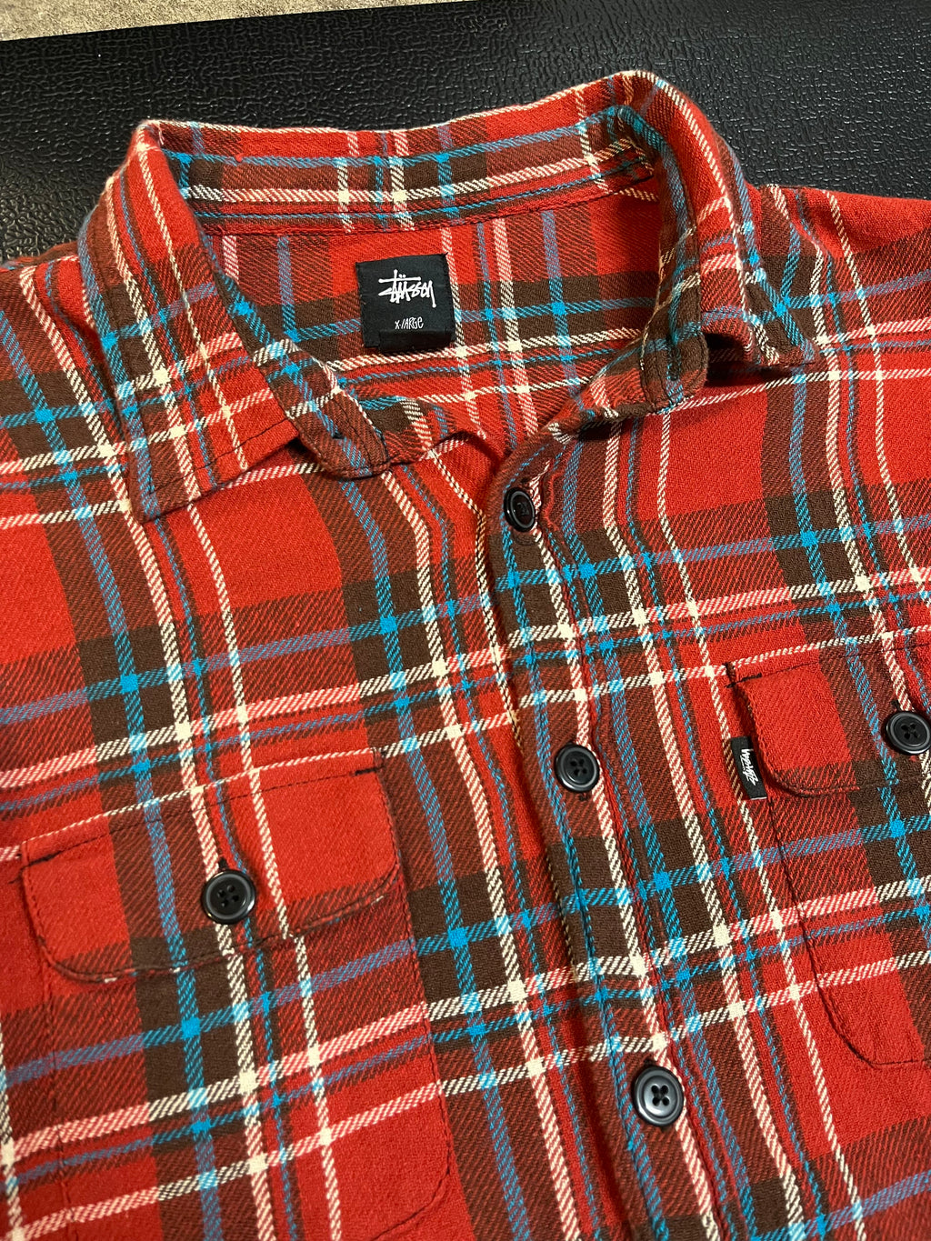 Stussy flannel shirt L