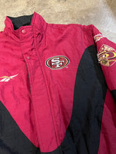 Load image into Gallery viewer, Vintage Reebok San Francisco 49ers puffer jacket M
