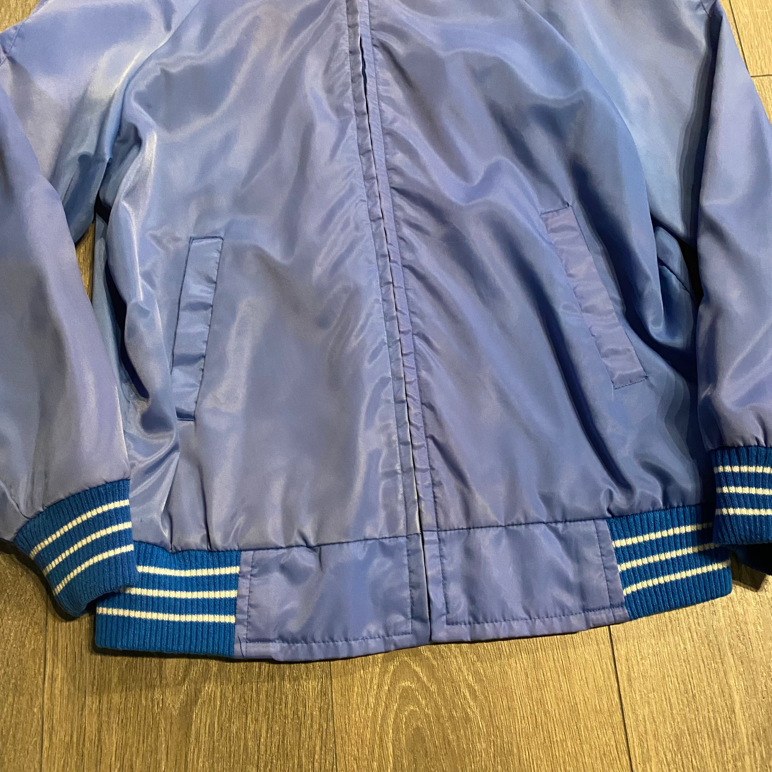 80s Nylon Varsity Jacket M