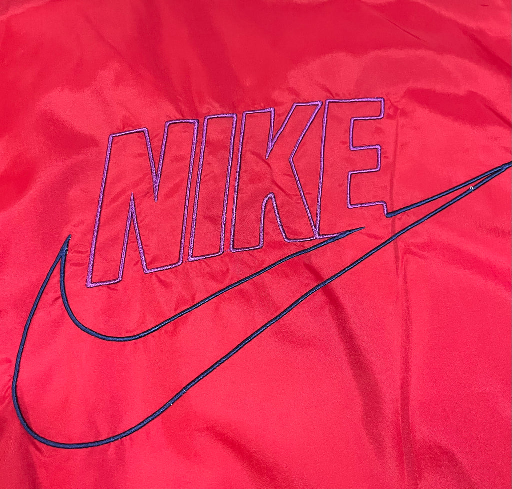 90s Nike big logo light jacket L