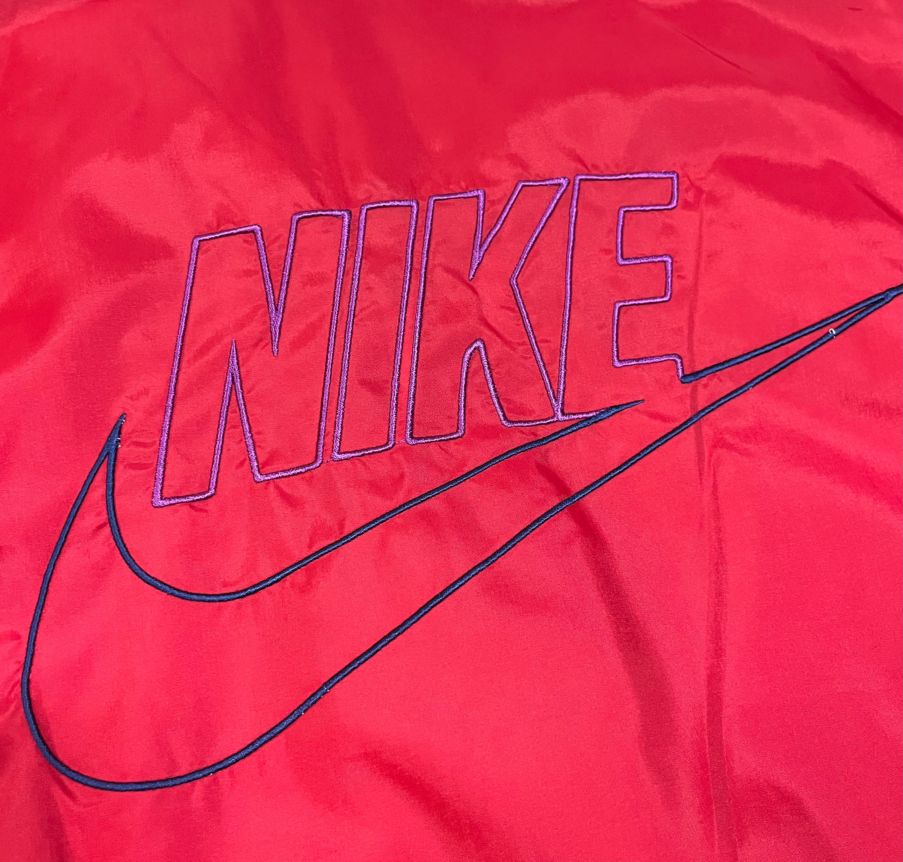 90s Nike big logo light jacket L